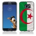 TPU1S6EDGEDRAPALGERIE - Coque Souple en gel pour Samsung Galaxy S6 Edge avec impression drapeau de l'Algérie