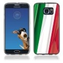 TPU1S6EDGEDRAPITALIE - Coque Souple en gel pour Samsung Galaxy S6 Edge avec impression drapeau de l'Italie