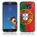 TPU1S6EDGEDRAPPORTUGAL - Coque Souple en gel pour Samsung Galaxy S6 Edge avec impression drapeau du Portugal