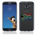TPU1S6EDGEWCRAFRIQUESUD - Coque Souple en gel pour Samsung Galaxy S6 Edge avec impression Afrique du Sud et logo rugby WCR 201