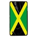 TPU1XPERIAC4DRAPJAMAIQUE - Coque Souple en gel pour Sony Xperia C4 avec impression Motifs drapeau de la Jamaïque