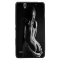 TPU1XPERIAC4FEMMENUE - Coque souple pour Sony Xperia C4 avec impression Motifs femme dénudée