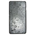 TPU1XPERIAC4GOUTTEEAU - Coque Souple en gel pour Sony Xperia C4 avec impression Motifs gouttes d'eau