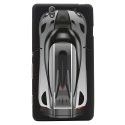 TPU1XPERIAC4VOITURE - Coque Souple en gel pour Sony Xperia C4 avec impression Motifs voiture de course