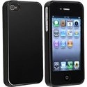 SEMIRIG-IPHONE4-NOGLOSS - Housse semi rigide noire glossy iPhone 4
