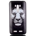TPUZENSELFIELION - Coque souple Housse noire pour Asus Zenfone Selfie motif Lion