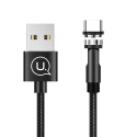 USAMS-U59USBC - Câble USB-C magnétique rotatif et renforcé nylon 1m de chargede Usams