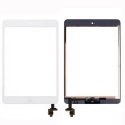 VITREIPADMINIBLANC - Vitre Face Avant blanche et Surface Tactile Apple iPad Mini Mini-2