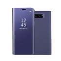 WALLCLEAR-NOTE8VIOLET - Etui Galaxy-Note8 série View-Case avec rabat translucide coloris violet