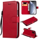 WALLET-IP11PROROUGE - Etui portefeuille iPhone-11 PRO coloris rouge rabat latéral articulé fonction stand