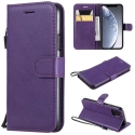 WALLET-IP11PROVIOLET - Etui portefeuille iPhone-11 PRO coloris violet rabat latéral articulé fonction stand