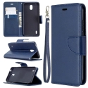 WALLET-NOKIA13BLEU - Etui Nokia 1.3 type portefeuille bleu avec logements cartes