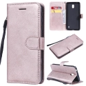 WALLET-NOKIA1PLUSROSE - Etui Nokia 1 Plus type portefeuille rose avec logements cartes