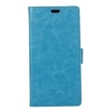 WALLET-NOKIA6BLEU - Etui Nokia 6 type portefeuille bleu avec logements cartes