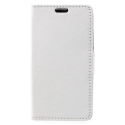 WALLET-POCKET2BLANC - Etui Galaxy Pocket 2 rabat latéral blanc type portefeuille avec logements cartes