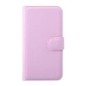 WALLETHUAWEIY5ROSE - Etui type portefeuille rose pour Huawei Y5 rabat latéral articulé fonction stand