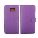 WALLETS6EDGEPLUSVIOL - Etui type portefeuille violet Samsung Galaxy S6-Edge PLUS rabat latéral fonction stand