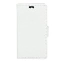 WALLETXPC4BLANC - Etui type portefeuille pour Sony Xperia C4 coloris blanc avec rabat latéral articulé fonction stan