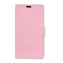 WALLETXPC4ROSE - Etui type portefeuille pour Sony Xperia C4 coloris rose avec rabat latéral articulé fonction stand
