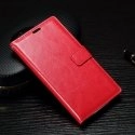 WALLETXPERFOROUGE - Etui type portefeuille rouge Xperia X-Performance avec rabat latéral articulé fonction 