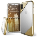 XD-DASHIPXGOLD - Coque iPhone X Xdoria-Dash coloris gold et transparent