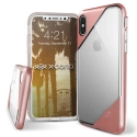 XD-DASHIPXROSE - Coque iPhone X Xdoria-Dash coloris rose doré et transparent