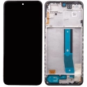 XIAOMI-ECRANNOTE114G - Ecran complet origine Xiaomi Redmi Note 11(4G) Vitre tactile + dalle AMOLED sur châssis coloris noir