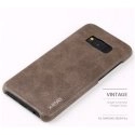 XLEVELVINTMARRONS8 - Coque Galaxy S8 souple X-Level Vintage aspect cuir vintage maron 