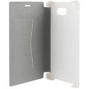 XQISIT-FOLIOXPM2BLANC - Etui folio à rabat en simili cuir blanc pour Sony Xperia-M2