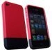 2PARTS-IP4-ROU - Coque 2 Parts rouge pour Iphone 4