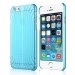 BASEUSSHELLBLEUIP647 - Baseus Coque souple en gel bleu translucide pour iPhone 6 de 4,7 pouces