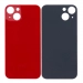 CACHE-IP13ROUGE - Vitre arrière (dos) iPhone 13 coloris rouge en verre