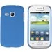 CASYYOUNGBLEU - Coque rigide bleue pour Samsung Galaxy Young S6310 aspect mat toucher rubber gomme