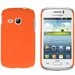 CASYYOUNGORANGE - Coque rigide orange pour Samsung Galaxy Young S6310 aspect mat toucher rubber gomme