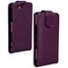 CHICZ1COMPACTVIOLET - Etui violet à rabat avec fermeture magnétique pour Sony Xperia Z1 Compact