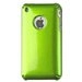 COVBRI-IPHONE-VE - Coque arriere vert brillant pour iPhone 3G 3GS