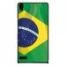 CPRN1ASCENDP6DRAPBRESIL - Coque rigide pour Huawei Ascend P6 avec impression Motifs drapeau du Brésil
