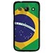 CPRN1S3DRAPBRES - Coque rigide Noir Samsung Galaxy S3 I9300 avec motif Drapeau Brésil