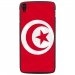 CPRN1IDOL355DRAPTUNISIE - Coque rigide pour Alcatel Idol 3 5 5 avec impression Motifs drapeau de la Tunisie