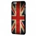 CPRN1IP6PLUSUKVINT - Coque noire drapeau UK vintage Union Jack iPhone 6 Plus