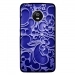 CPRN1MOTOG5ARABESQUEBLEU - Coque rigide pour Motorola Moto G5 avec impression Motifs arabesque bleu