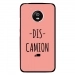 CPRN1MOTOG5DISCAMIONROSE - Coque rigide pour Motorola Moto G5 avec impression Motifs Dis Camion rose