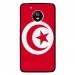 CPRN1MOTOG5DRAPTUNISIE - Coque rigide pour Motorola Moto G5 avec impression Motifs drapeau de la Tunisie