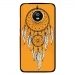 CPRN1MOTOG5REVEORANGE - Coque rigide pour Motorola Moto G5 avec impression Motifs attrape rêve sur fond orange