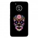 CPRN1MOTOG5SKULLFLEUR - Coque rigide pour Motorola Moto G5 avec impression Motifs crâne en fleurs