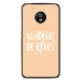 CPRN1MOTOG5VENDREVEBEIGE - Coque rigide pour Motorola Moto G5 avec impression Motifs vendeur de rêves beige