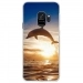 CRYSGALAXYS9DAUPHIN - Coque rigide transparente pour Samsung Galaxy S9 avec impression Motifs dauphin
