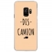 CRYSGALAXYS9DISCAMIONBEIGE - Coque rigide transparente pour Samsung Galaxy S9 avec impression Motifs Dis Camion beige
