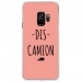 CRYSGALAXYS9DISCAMIONROSE - Coque rigide transparente pour Samsung Galaxy S9 avec impression Motifs Dis Camion rose