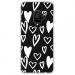 CRYSGALAXYS9LOVE2 - Coque rigide transparente pour Samsung Galaxy S9 avec impression Motifs Love coeur 2